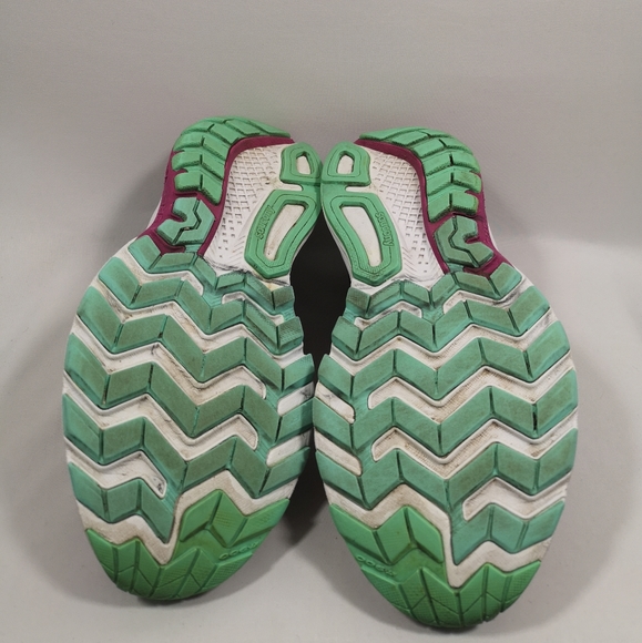 Women's Saucony Running Shoes, 8mm Offset Ride 9, Size 9.5US Pink-Purple & Navy - Picture 6 of 8